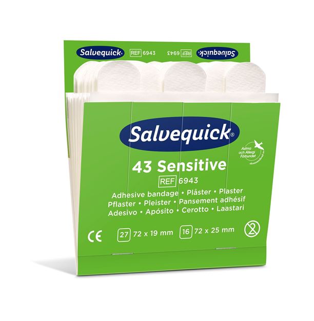 Επιθέματα Salvequick Sensitive Plaster 6943