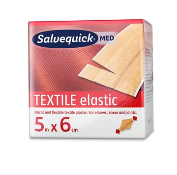 Ελαστικό επίθεμα σε ρολό 5m Salvequick Textile Plaster 546264
