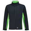 SOFTSHELL TRICORP WORKWEAR BI-COLOUR 402002 NAVY - LIME