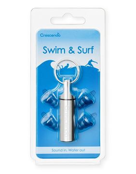 Ωτοασπίδες με τεχνολογία φίλτρων Crescendo Swim & Surf 5