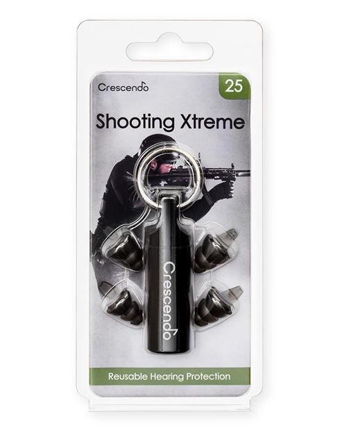 Ωτοασπίδες με τεχνολογία φίλτρων Crescendo Shooting Xtreme 25